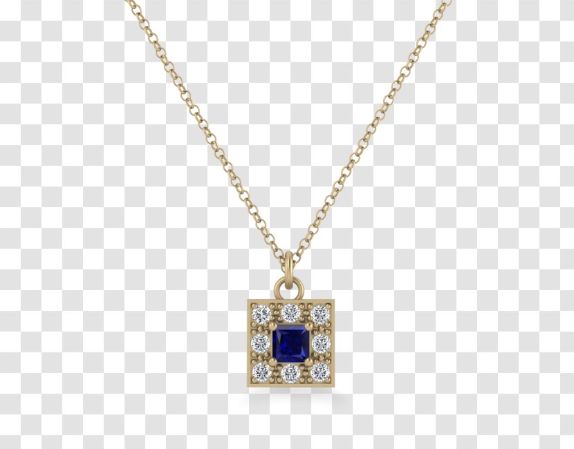 Necklace Charms & Pendants Jewellery Sapphire Gemstone - Chain Transparent PNG