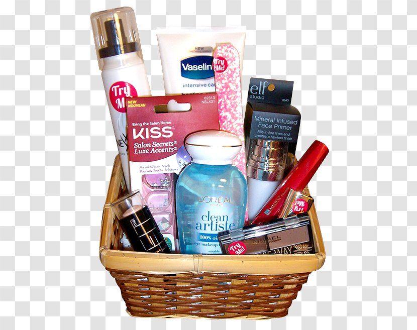 Beauty Cosmetics Food Gift Baskets Hamper - Basket - Disclosure Face Transparent PNG