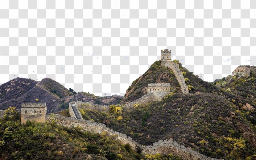 Badaling Great Wall Of China Juyong Pass Jundu Mountains Oude - Roof - Site Transparent PNG