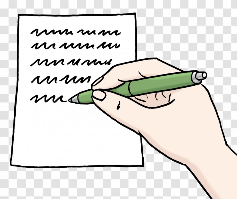 Writing Letter Language Dijak Clip Art - Hand - Brief Transparent PNG