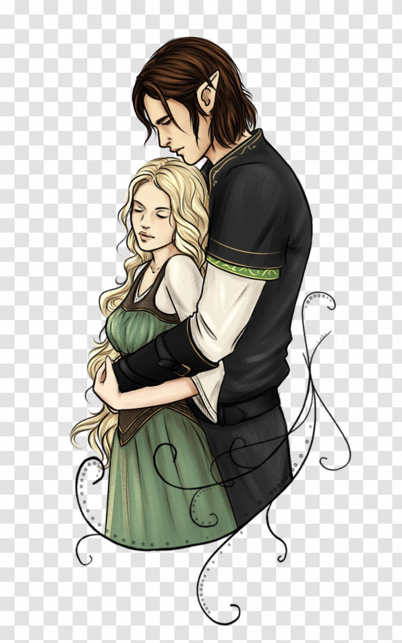 Fan Art Drawing A Court Of Thorns And Roses - Flower - Feyre Transparent PNG