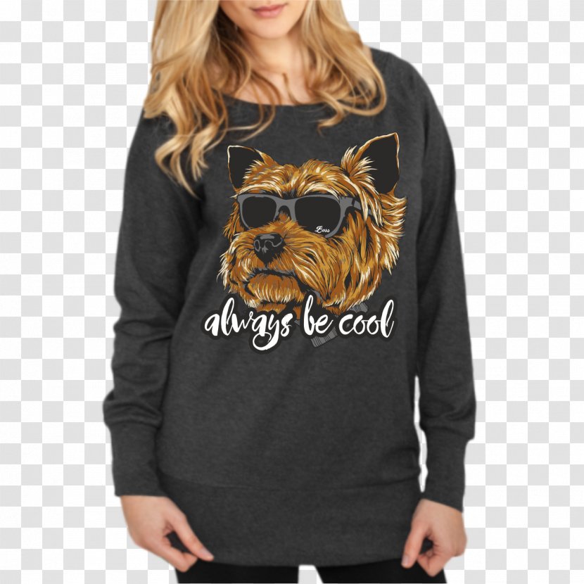 Hoodie Yorkshire Terrier T-shirt Bluza Sweater - Tshirt Transparent PNG