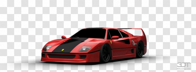 Ferrari F40 Model Car Automotive Design - Race Transparent PNG