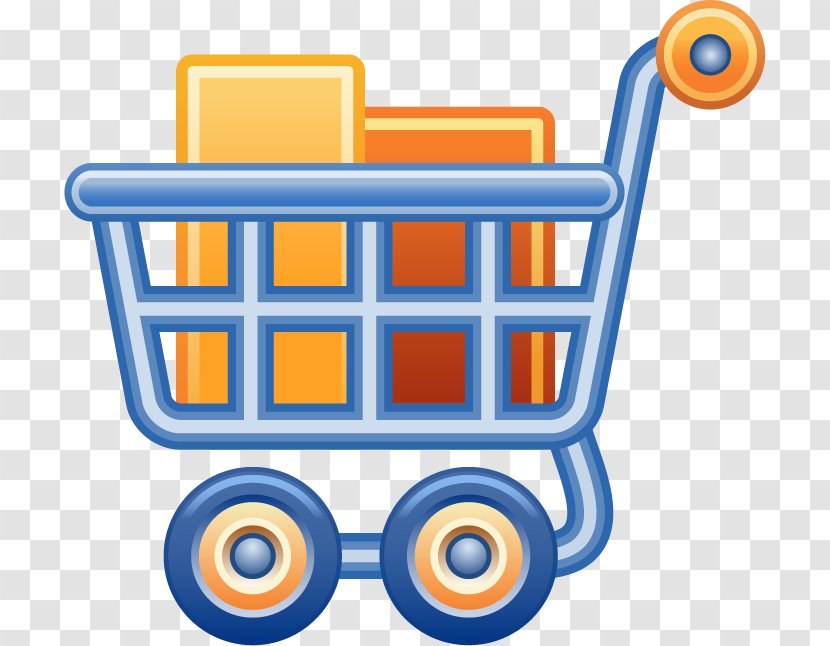 Shopping Cart Online Clip Art - Blue Transparent PNG