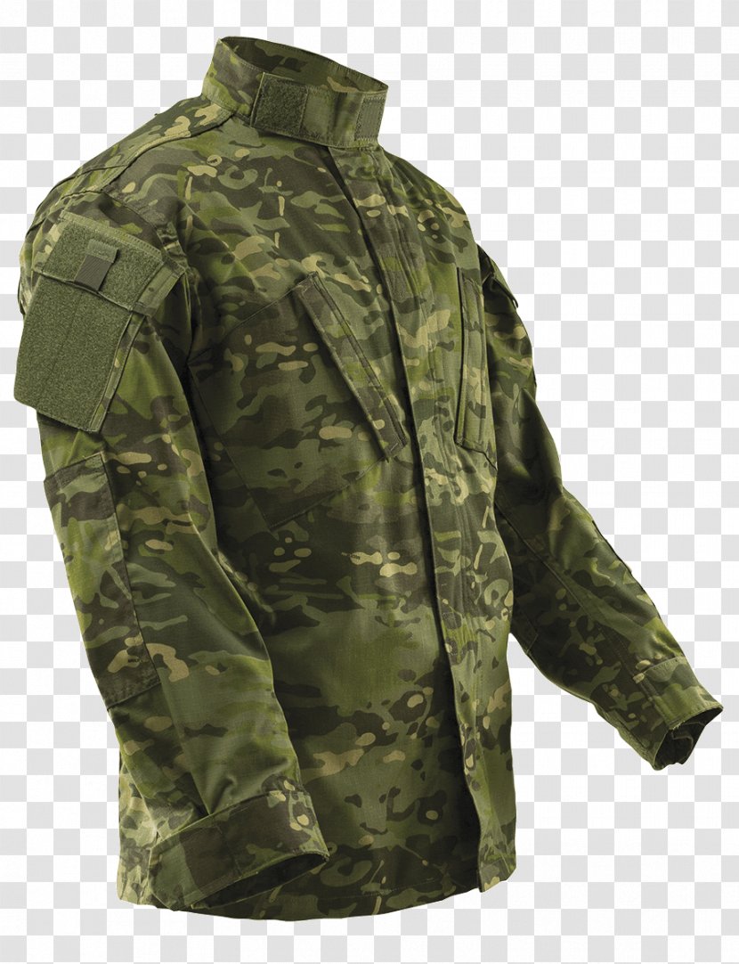 MultiCam Army Combat Shirt Jacket Uniform - Pocket - Multicam Flight Suit Transparent PNG