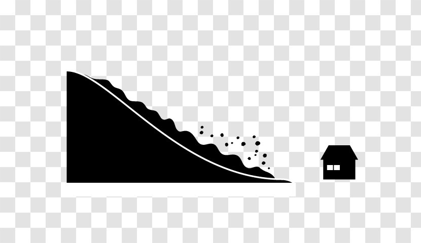 Pictogram Natural Disaster Landslide - Triangle Transparent PNG