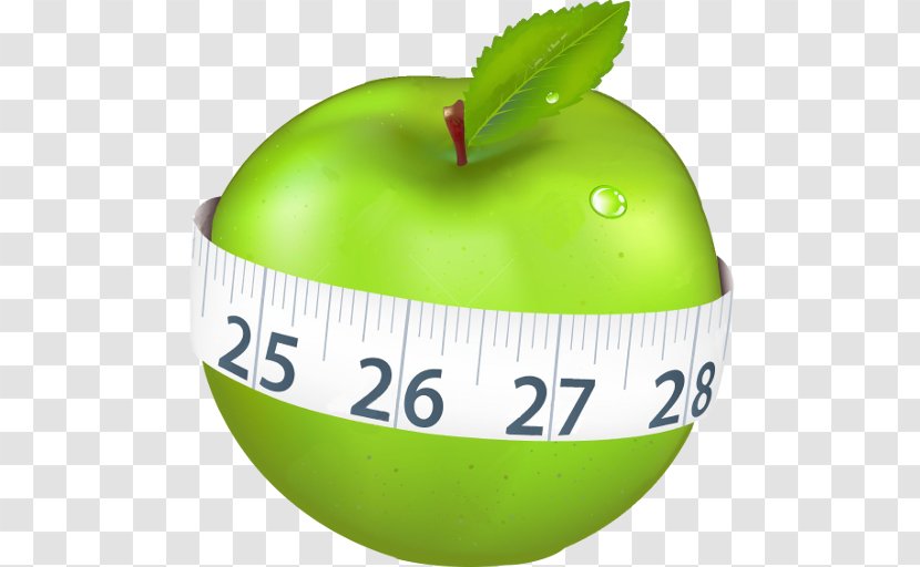 Granny Smith Measurement Apple Tape Measures Clip Art - Fruit - Count Calories Transparent PNG
