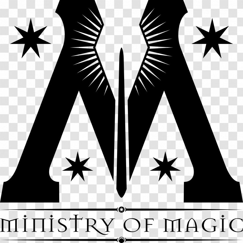 Harry Potter And The Deathly Hallows Lord Voldemort Ministry Of Magic In - Black White Transparent PNG