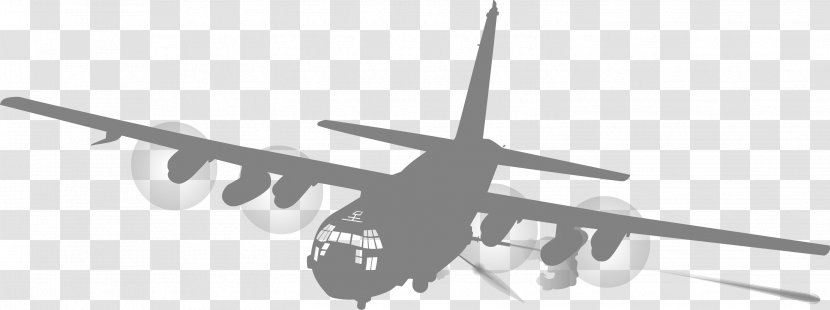 Airplane Air Travel Aerospace Engineering Wing Technology - Black And White Transparent PNG