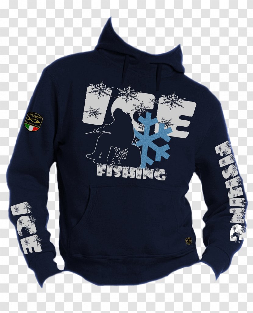 Hoodie T-shirt Bluza Clothing - Black - The Ice Fishers Transparent PNG