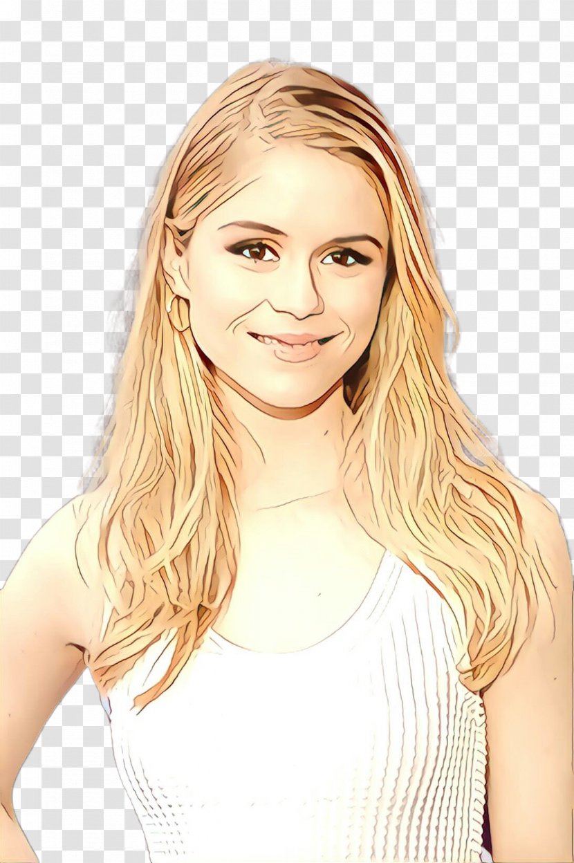 Hair Face Blond Hairstyle Eyebrow - Long - Head Transparent PNG