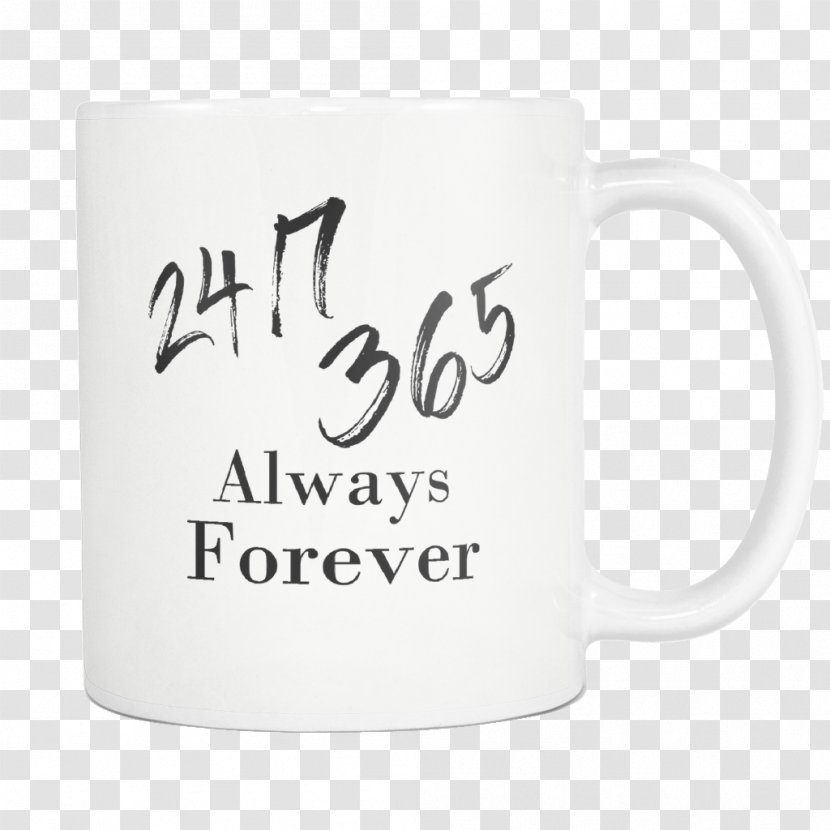 Mug Cup Brand Font - Text - Forever And Always Transparent PNG