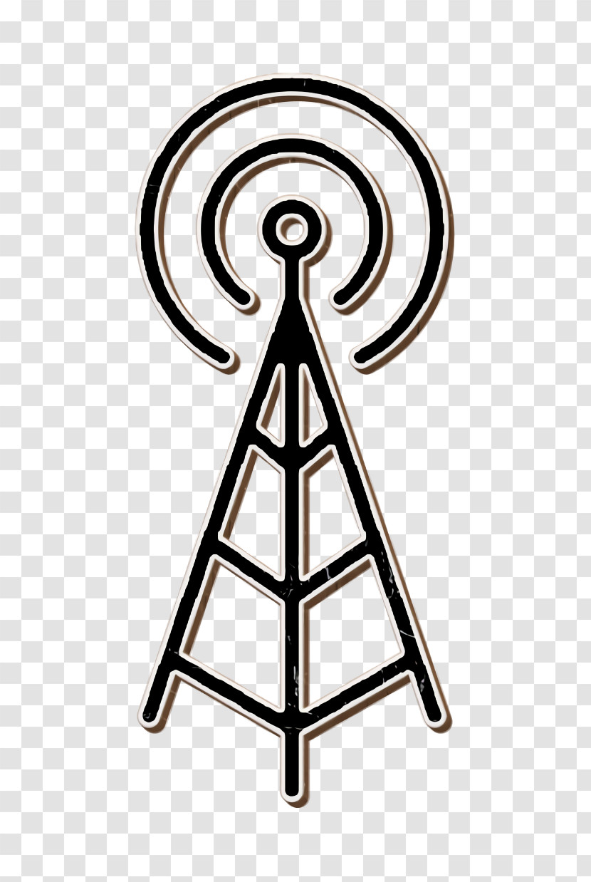 Communication And Media Icon Radio Antenna Icon Antenna Icon Transparent PNG