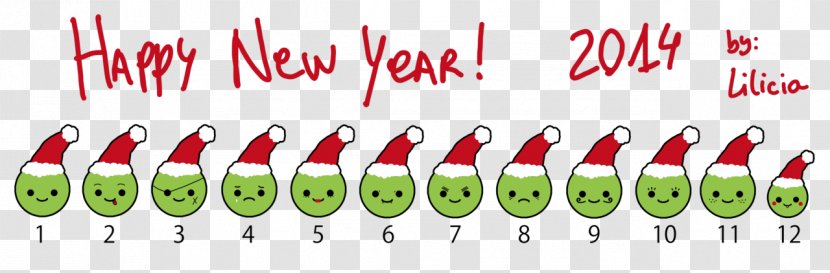 Twelve Grapes New Year's Eve Logo - Area - Eating Sketch Transparent PNG