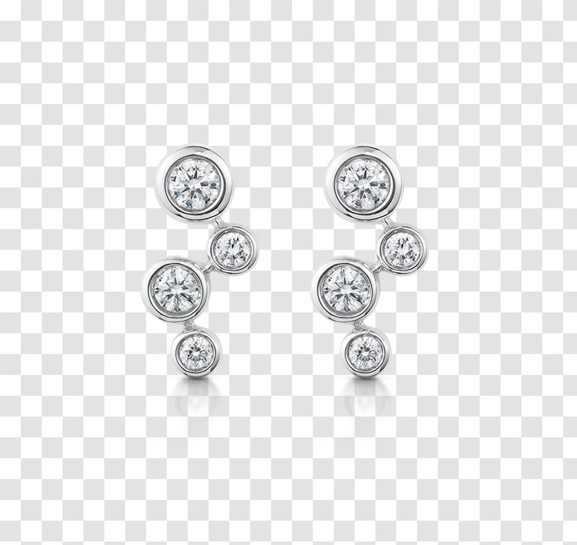 Earring Diamond Jewellery Gemstone - Gold Transparent PNG