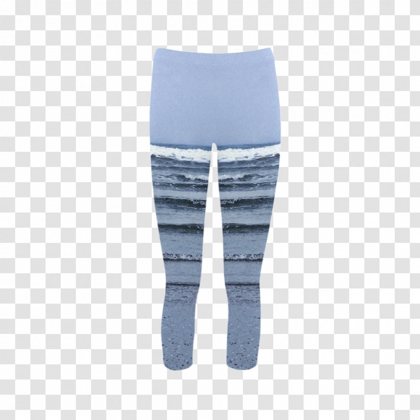 Leggings Jeans - Blue - Model Transparent PNG
