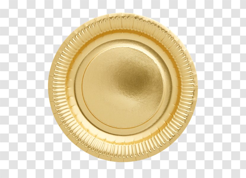 Paper Plate Gold Party Cloth Napkins - Silver - Bright Transparent PNG
