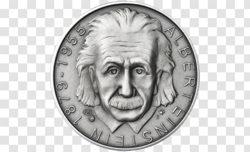 Phuket Island Coin Medal Silver Nobel Prize In Physics - Head - Einstein Transparent PNG