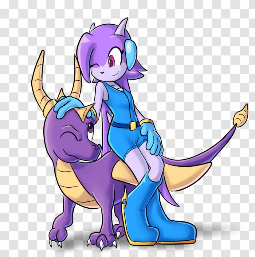 Freedom Planet Dragon Lilac Spyro Purple - Heart - Sash Transparent PNG