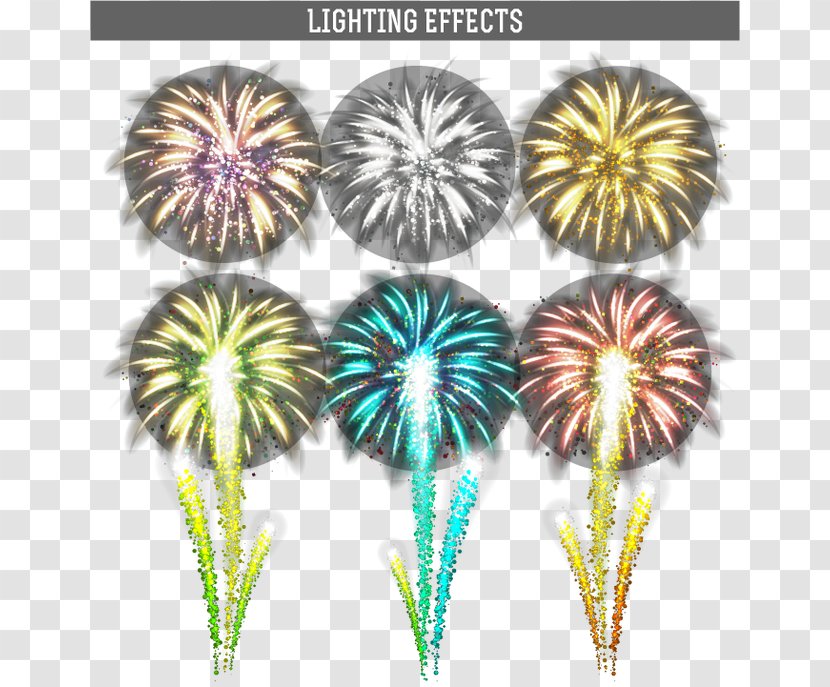 Stock Photography - Festive Fireworks Vector Material Transparent PNG