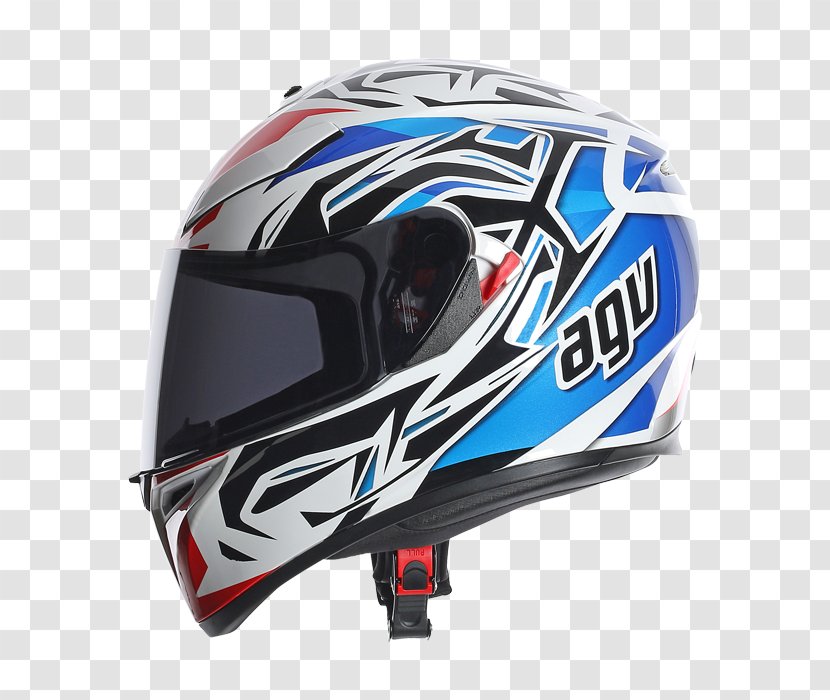 Bicycle Helmets Motorcycle Lacrosse Helmet AGV - White Transparent PNG