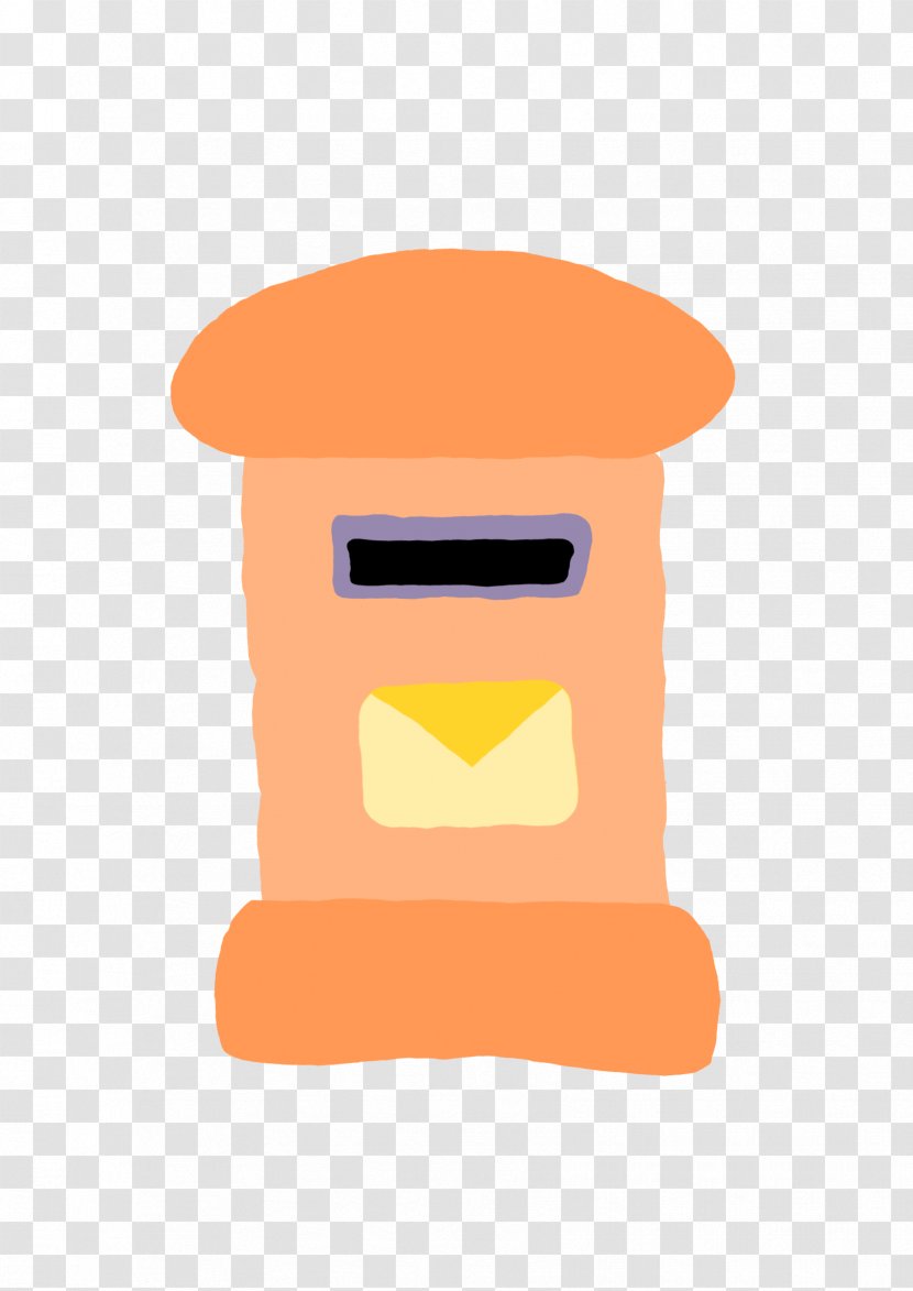 Post Box Clip Art - Orange Transparent PNG