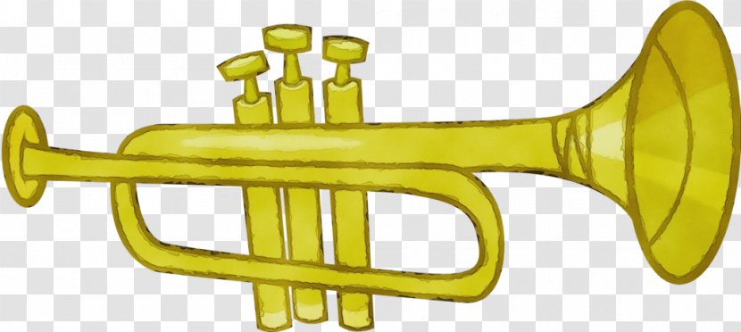 Brass Instruments - Paint - Wind Instrument Yellow Transparent PNG
