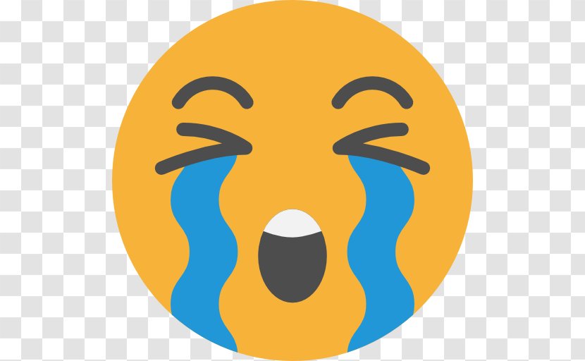 Emoticon Face With Tears Of Joy Emoji Smiley - Cry Transparent PNG