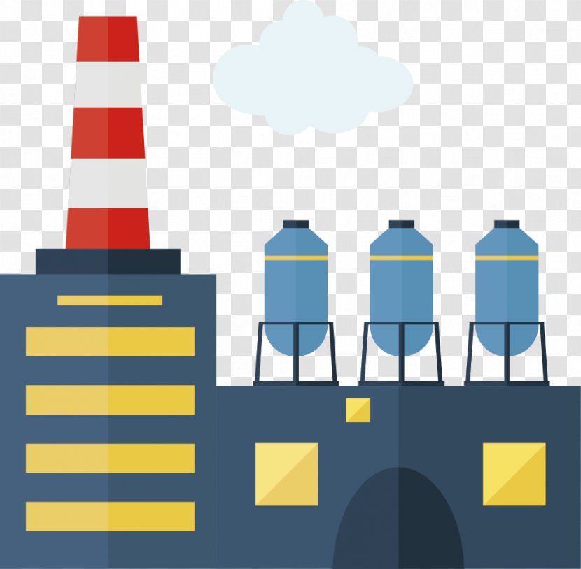 Factory Icon - Vector Creative Design Chimney Transparent PNG