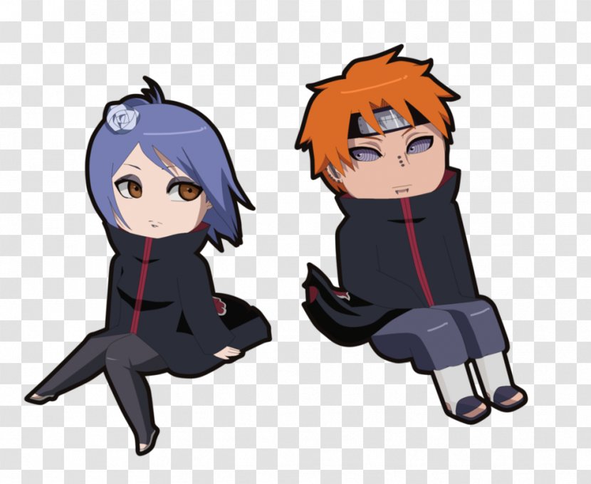 Pain Konan Yahiko Minato Namikaze Akatsuki - Cartoon - Naruto Transparent PNG