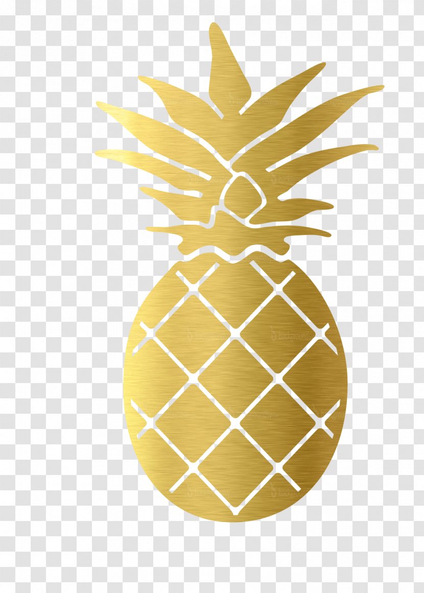 Pineapple Decal Sticker Clip Art - Yellow Transparent PNG