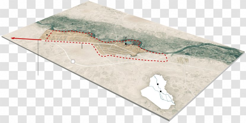 Mosul Tikrit Ramadi Sinjar Map - South Transparent PNG