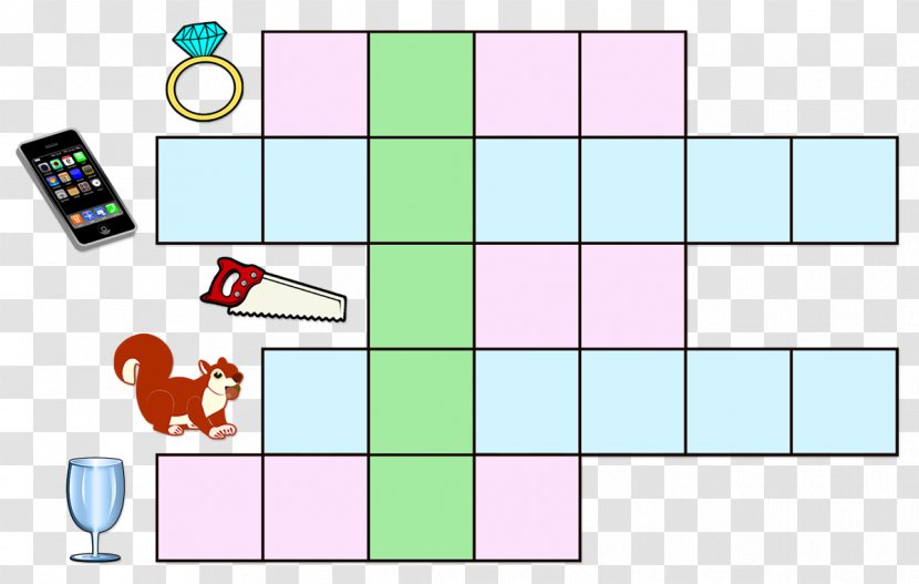 Crossword Letter Game Rectangle - Mini Transparent PNG