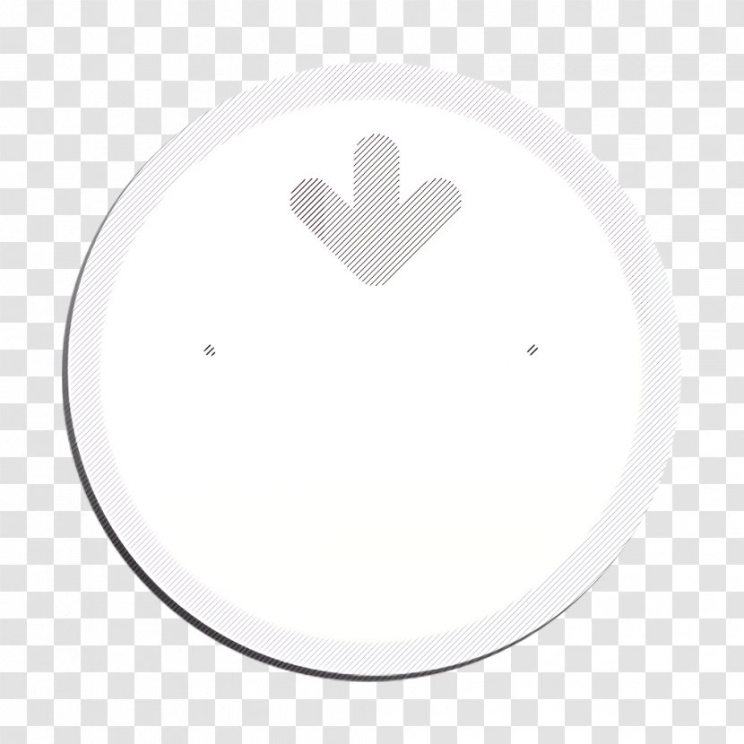 Cute Icon Go Monster - Heart - Blackandwhite Transparent PNG