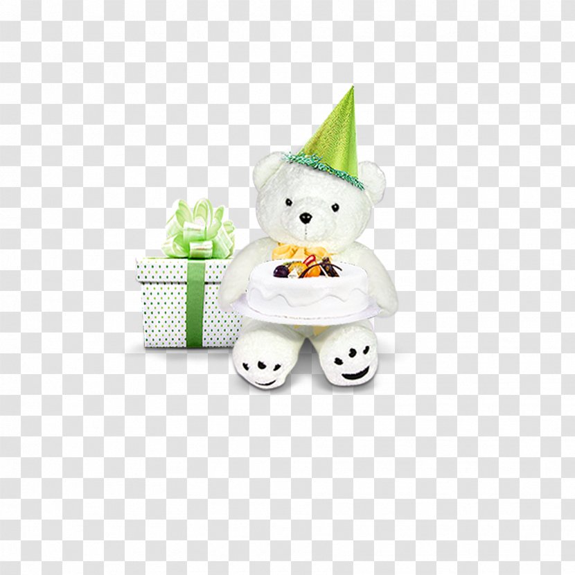 Polar Bear Brown - Cartoon - Gift Decoration Image Transparent PNG