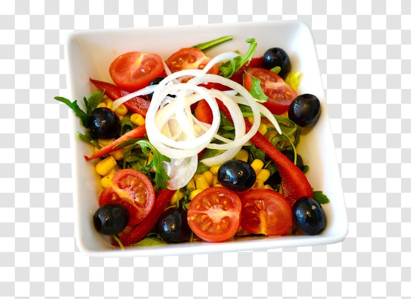 Greek Salad Vegetarian Cuisine Feta Vegetable - Food Transparent PNG