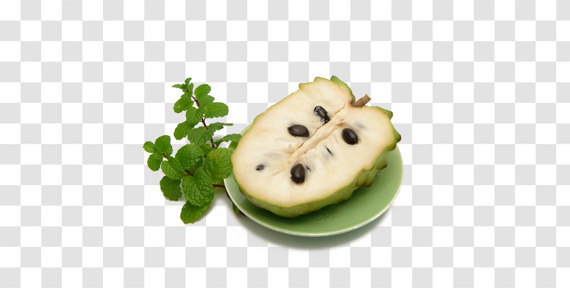 Kiwifruit Sugar-apple Sugar Apple - Sugarapple - Honey Custard Fruit On A Plate Transparent PNG