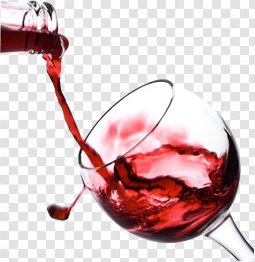 Red Wine Glass Canvas Print Painting - Oil Transparent PNG