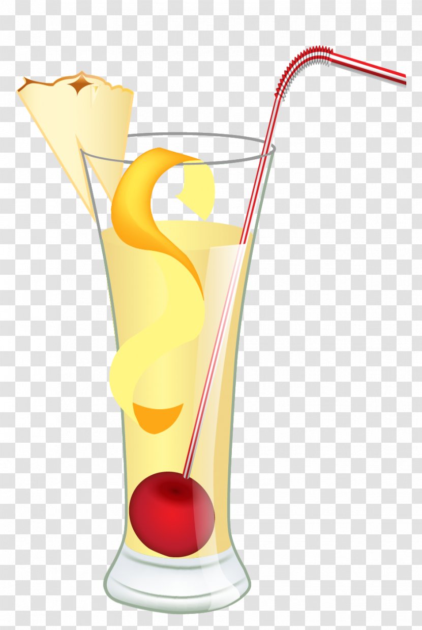 Cocktail Orange Juice Red Russian Blue Hawaii - Drink - Clipart Picture Transparent PNG