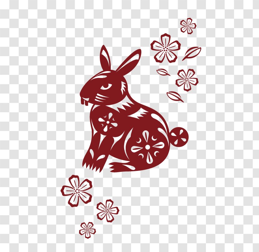 Rabbit Art Clip - Tree Transparent PNG