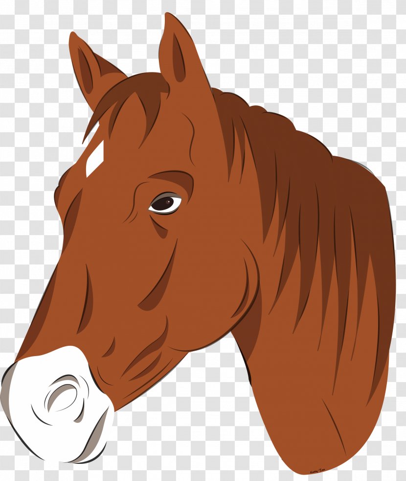 Mustang Pony Horse Head Mask Clip Art - Pack Animal Transparent PNG