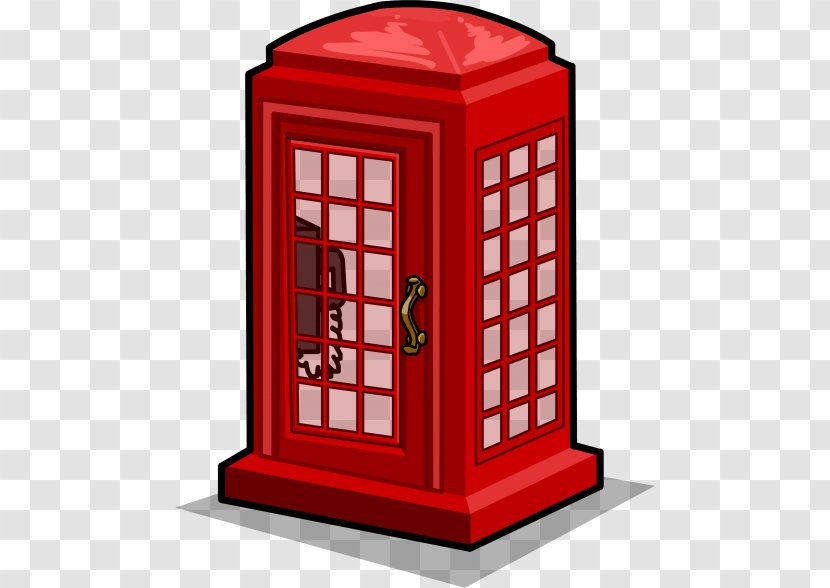 Telephone Booth Red Box Clip Art Telephony Transparent PNG
