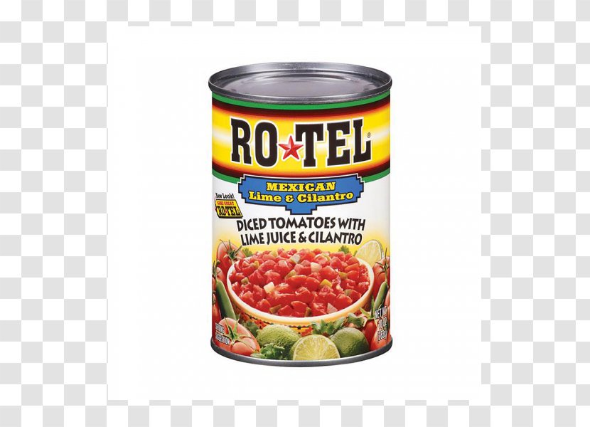 Chile Con Queso Ro-Tel Chili Pepper Mexican Cuisine Tomato - Dish - Juice Transparent PNG