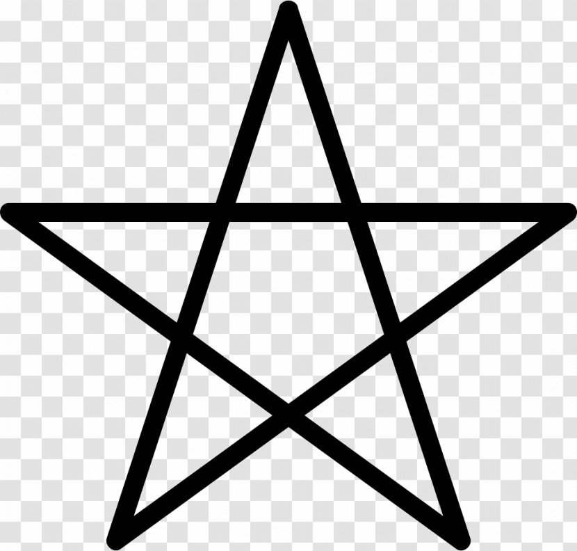 Pentagram Five-pointed Star Vector Graphics Symbol - Symmetry Transparent PNG