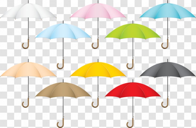 Umbrella Download - Fashion Accessory - Vector Colorful Transparent PNG