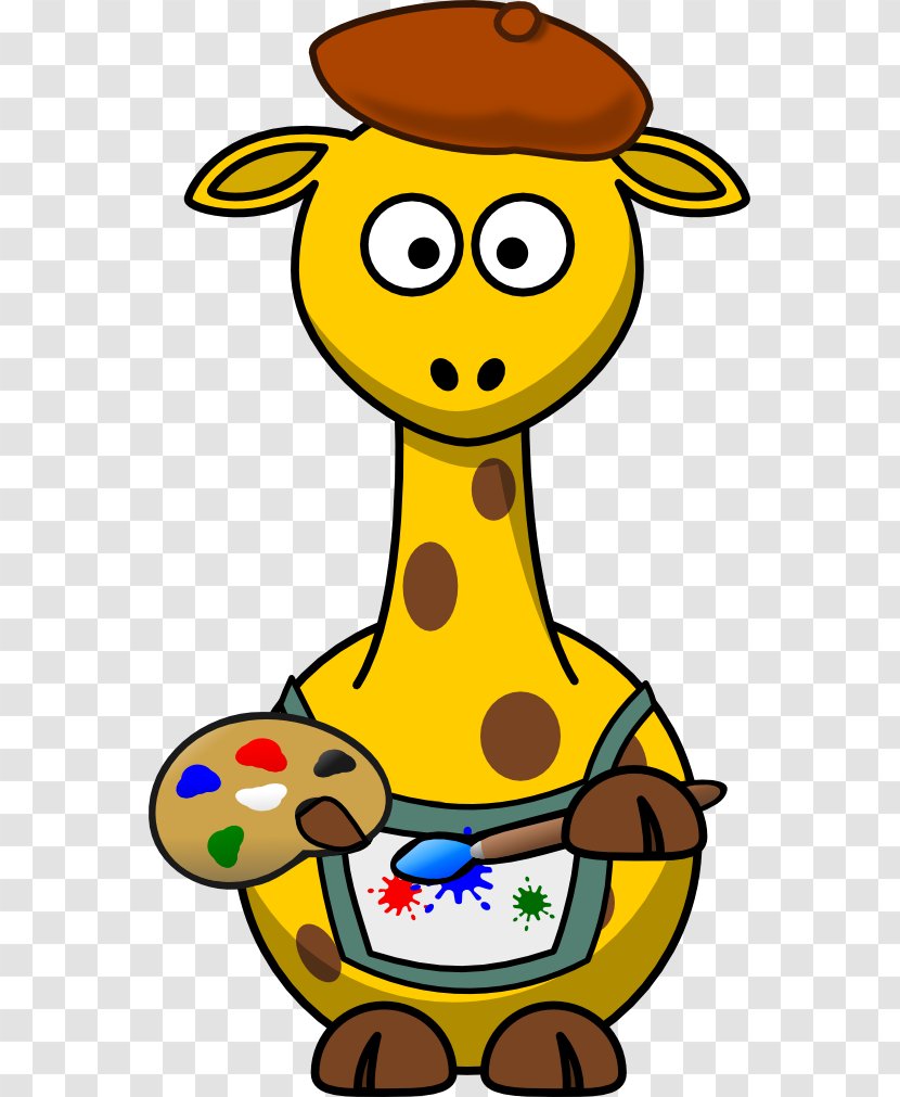 Baby Giraffes Cartoon Clip Art - Flower - Giraffe Graphics Transparent PNG