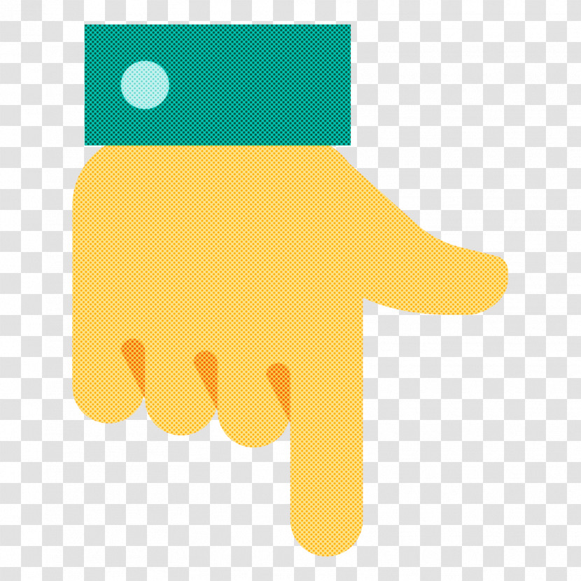 Yellow Hand Material Property Finger Gesture Transparent PNG