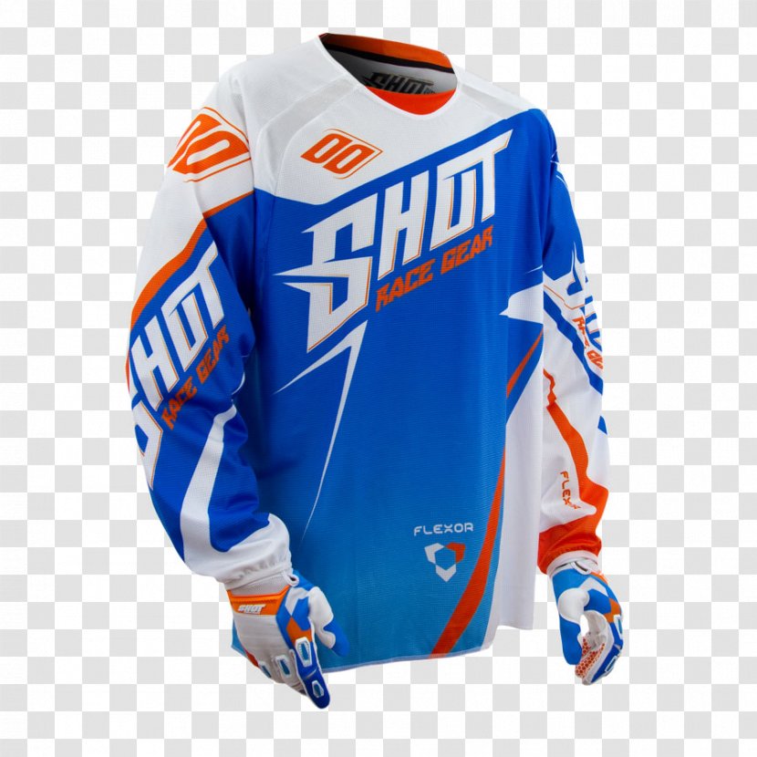 T-shirt Sports Fan Jersey Pants Jacket Motocross - Blue Transparent PNG