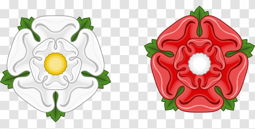 Wars Of The Roses White Rose York Red Lancaster House - Victory Transparent PNG