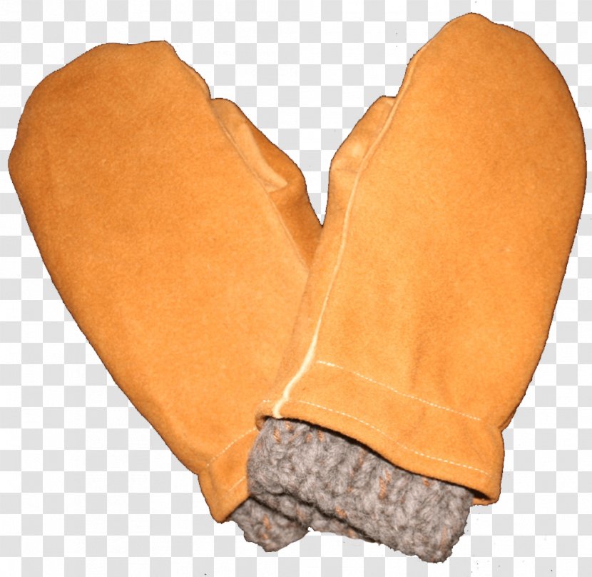 FurWest Moose Fur Clothing Hide Glove - Furwest - Orange Transparent PNG